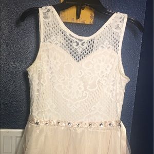 Rare Editions size 16 girls pale pink dress